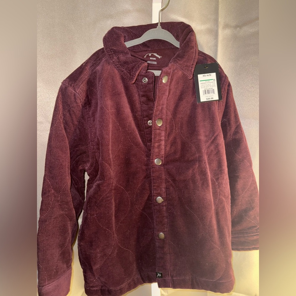 Corduroy Snap Button Jacket  XS 4/5